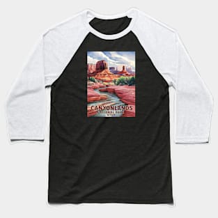 Watercolor Beauty - Canyonlands, Utah Baseball T-Shirt